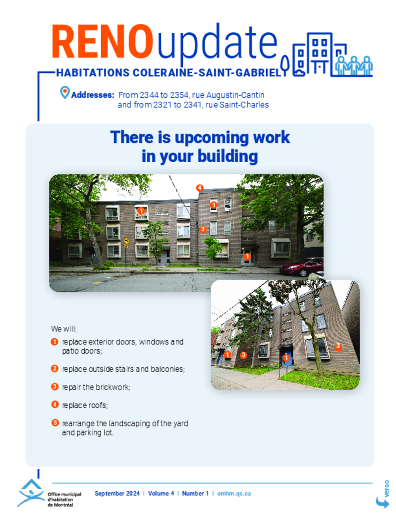 RENOUPDATE Habitations ColeraineSaintGabriel Office municipal d